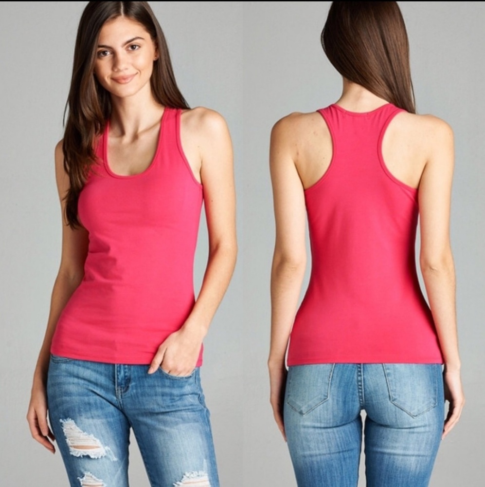 🌹 S-L Racer Back Tank - Picture 2 of 4